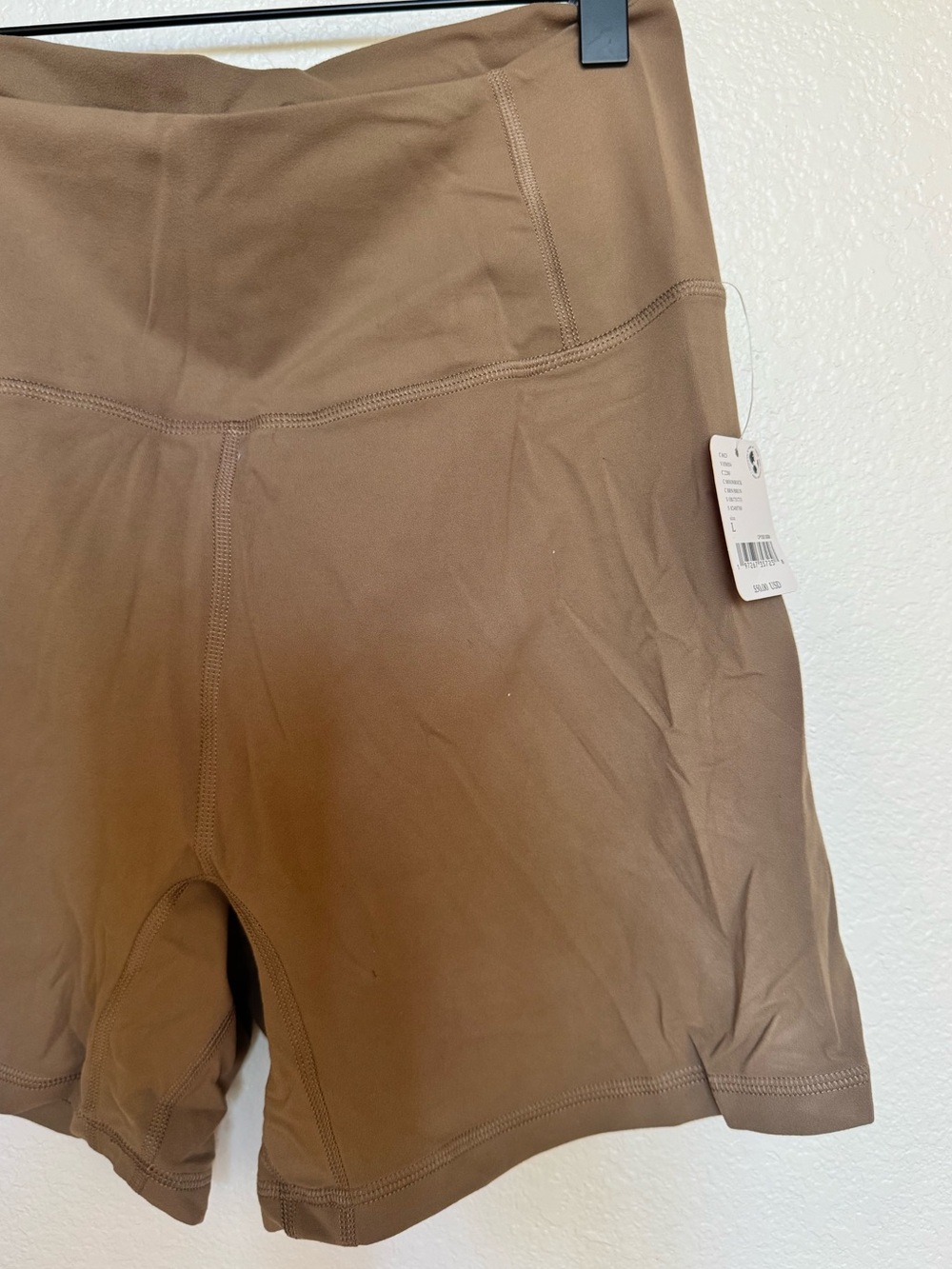 FP Movement by Free People High-Waist Brown Active Bike Shorts